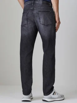 BOSS Grey Re.Maine Regular-Fit Stretch Denim Jeans