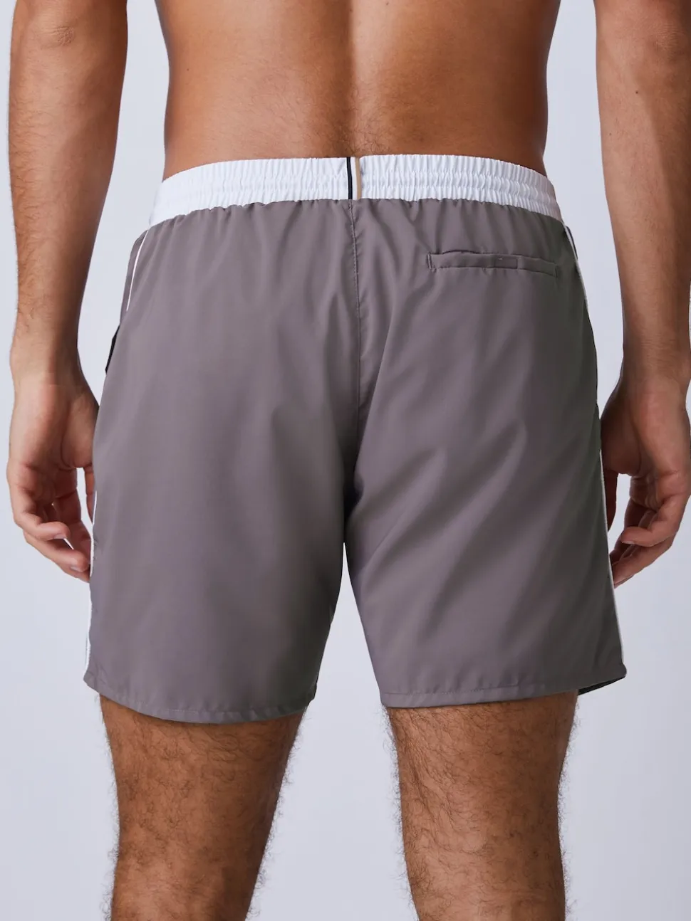 BOSS Grey Starfish Quick Dry Swim Shorts