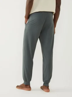 BOSS Grey Stretch Cotton Tracksuit Bottoms