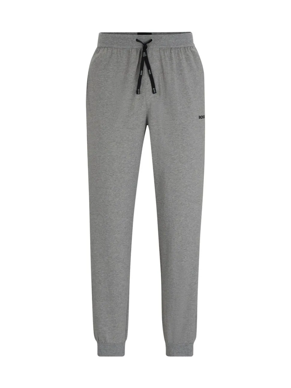 BOSS Light Grey Stretch Cotton Tracksuit Bottoms