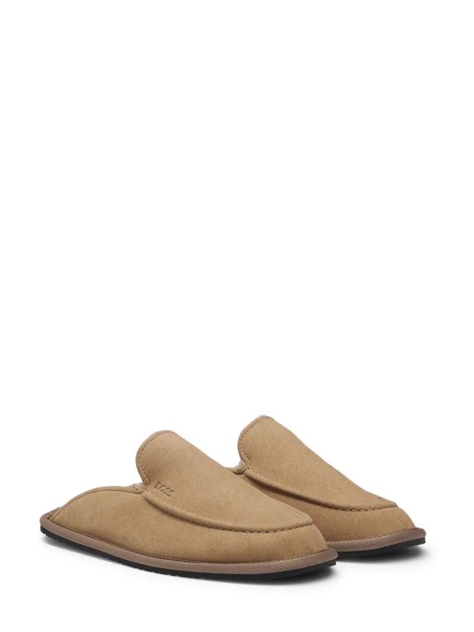 BOSS Natural Lined Mules