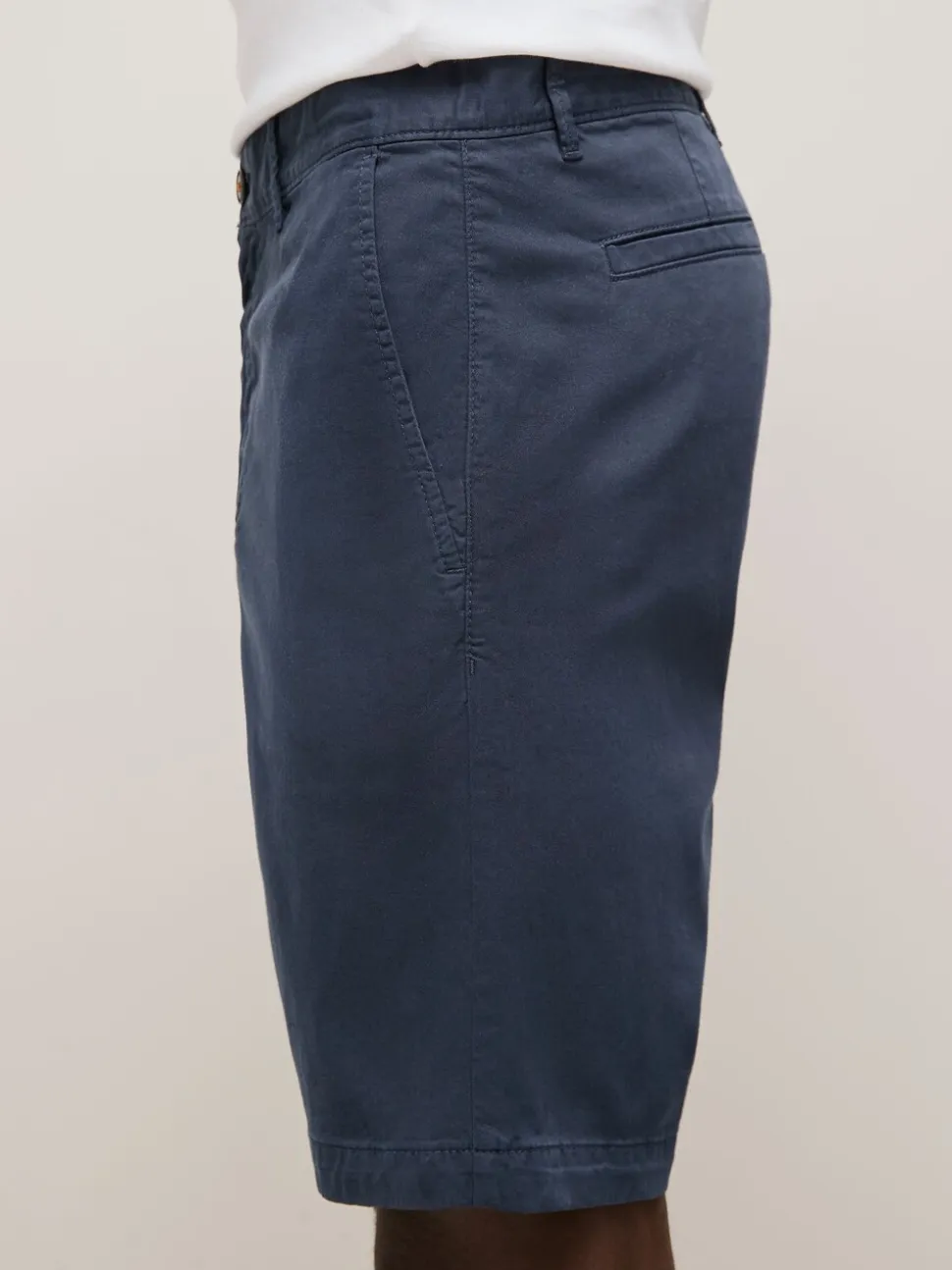 BOSS Navy Blue Slim Fit Chino Shorts