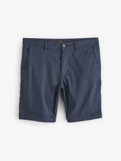 BOSS Navy Blue Slim Fit Chino Shorts