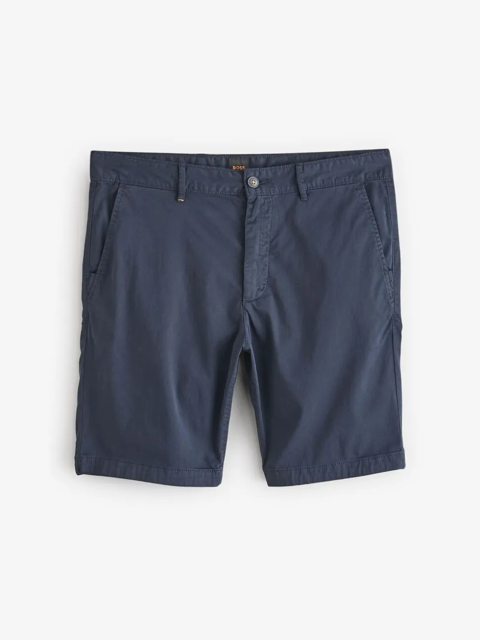 BOSS Navy Blue Slim Fit Chino Shorts