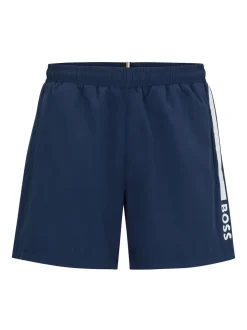 BOSS Navy Quick Drying Swim Shorts