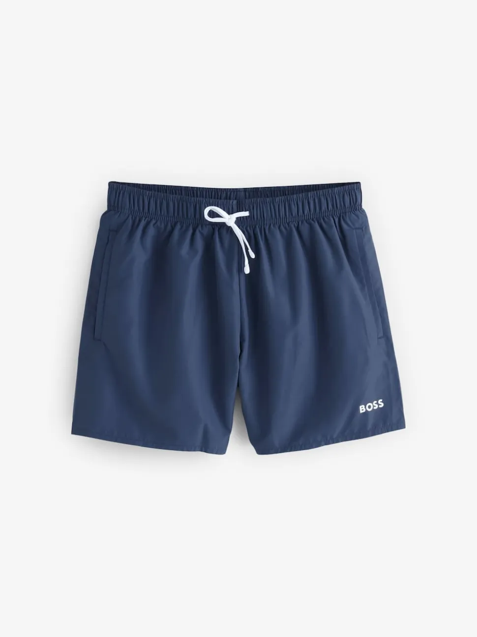 BOSS Navy Swim Shorts, Bag, Towel Beach Gift Set