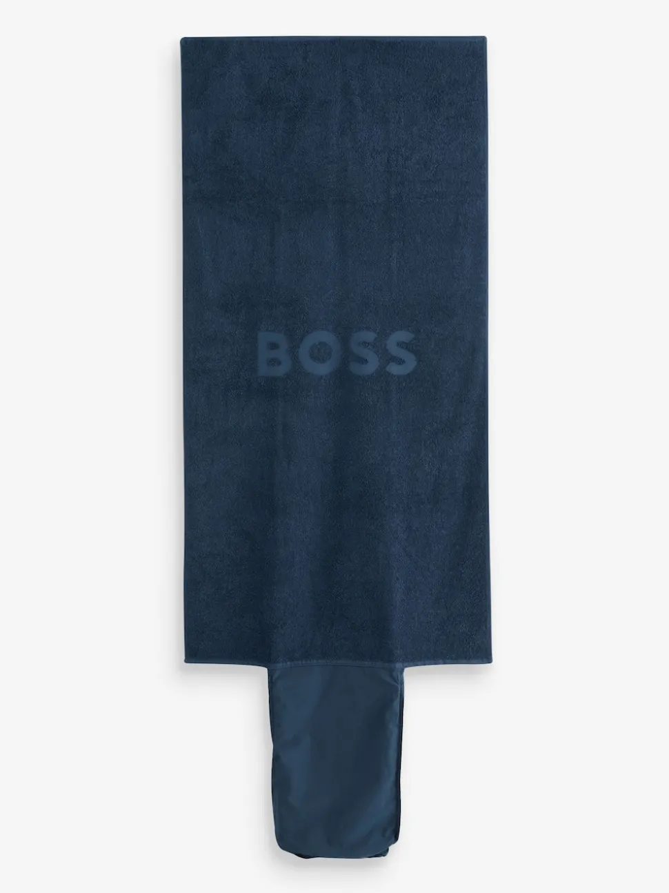 BOSS Navy Swim Shorts, Bag, Towel Beach Gift Set