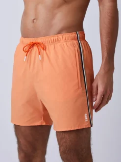 BOSS Orange Iconic Side Stripe Logo Swim Shorts