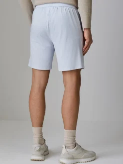 BOSS Purple Unique Logo Shorts