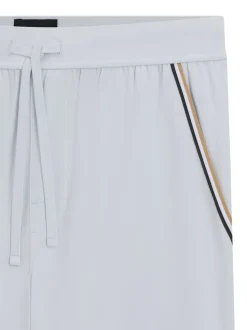 BOSS Purple Unique Logo Shorts
