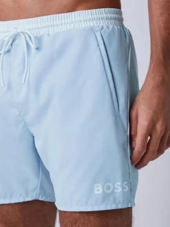 BOSS Sky Blue Starfish Quick Dry Swim Shorts