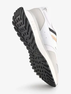 BOSS White Logo Trainers