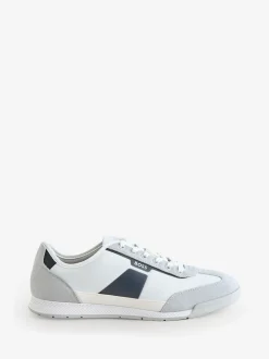 BOSS White Nitan Logo Trainers