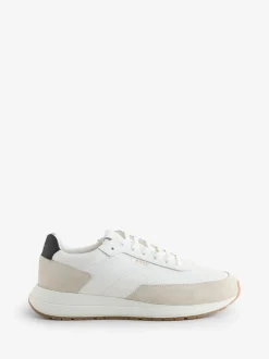 BOSS White Vinston Trainers
