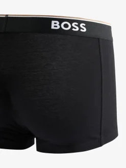 BOSS White/Grey/Black Power Stretch Cotton 3 Pack Boxers