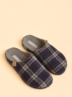 Brakeburn Blue Swanage Slippers