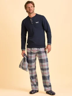 Brakeburn Cream Cassington Pyjama Bottoms