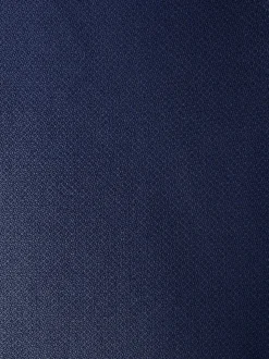 Bright Blue Regular Fit Textured Suit Trousers