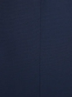 Bright Blue Slim Fit Two Button Suit Jacket