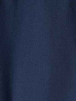 Bright Blue Tailored Fit Textured Suit Trousers