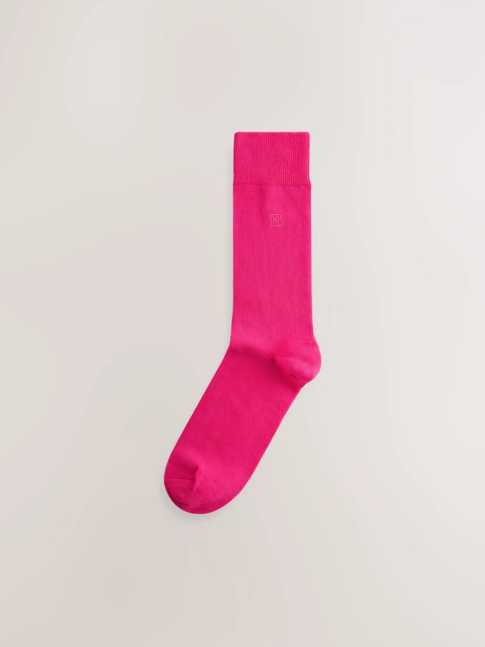 Bright Blue/Green/Red 8 Pack Embroidered Lasting Fresh Socks
