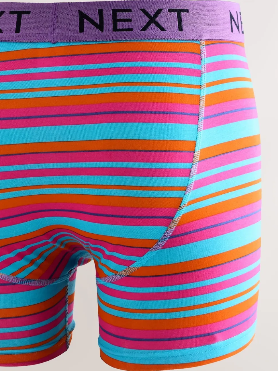Bright Blue/Orange Spot 10 pack A-Front Boxers