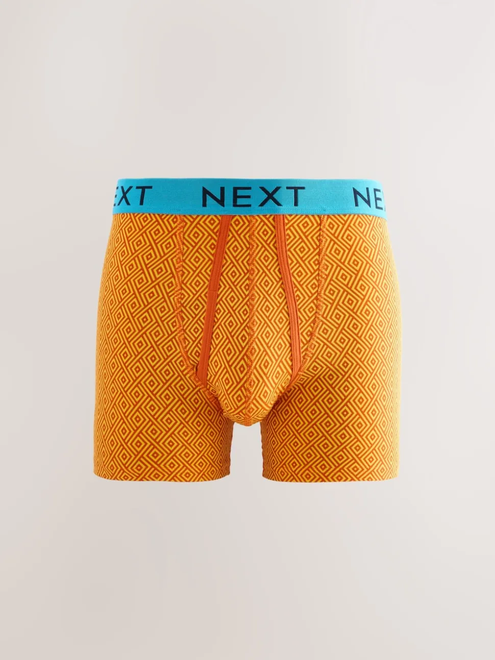 Bright Blue/Orange Spot 10 pack A-Front Boxers