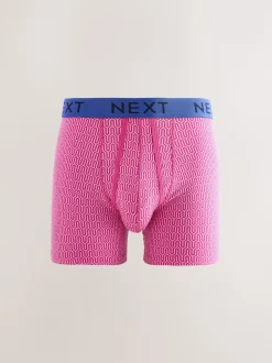 Bright Blue/Orange Spot 10 pack A-Front Boxers