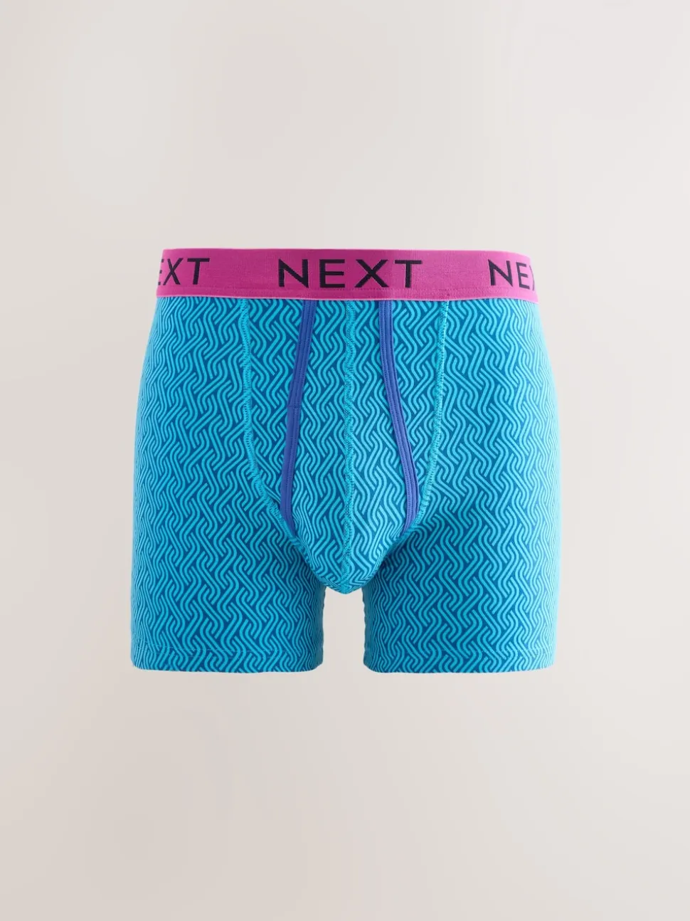 Bright Blue/Orange Spot 10 pack A-Front Boxers