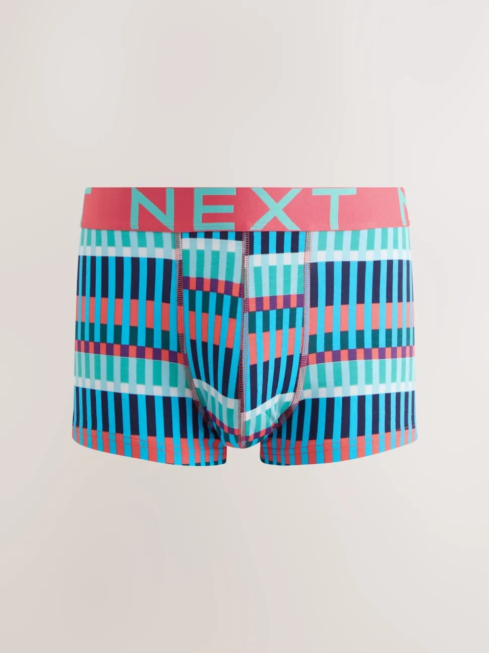 Bright Blue/Purple Geo 5 Pack Hipster Boxers 5 Pack
