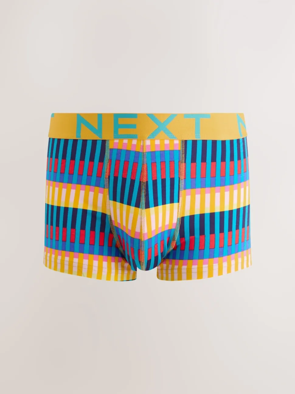 Bright Blue/Purple Geo 5 Pack Hipster Boxers 5 Pack