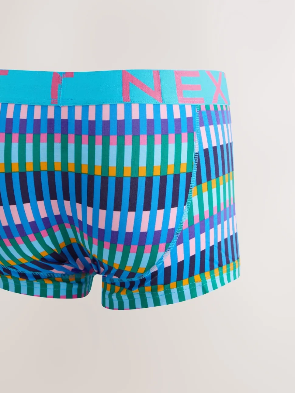 Bright Blue/Purple Geo 5 Pack Hipster Boxers 5 Pack