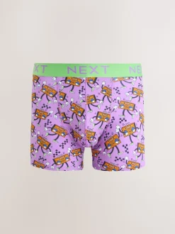 Bright Disco Character 8 pack Trunk Boxers