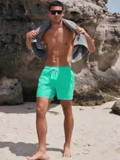 Bright Green Essential Swim Shorts