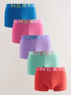 Bright Hipster Trunks 5 Pack