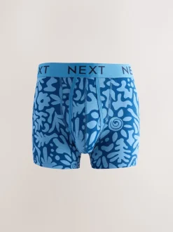 Bright Pattern A-Front Boxers 8 Pack