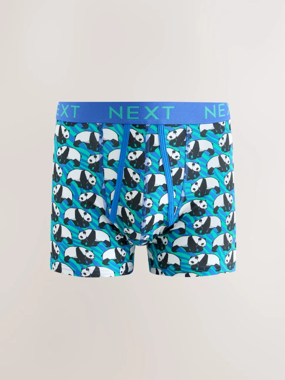 Bright Pink/Blue Animals Pattern A-Front Boxers