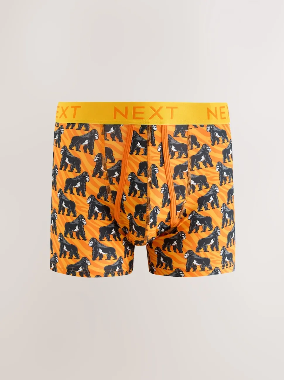 Bright Pink/Blue Animals Pattern A-Front Boxers