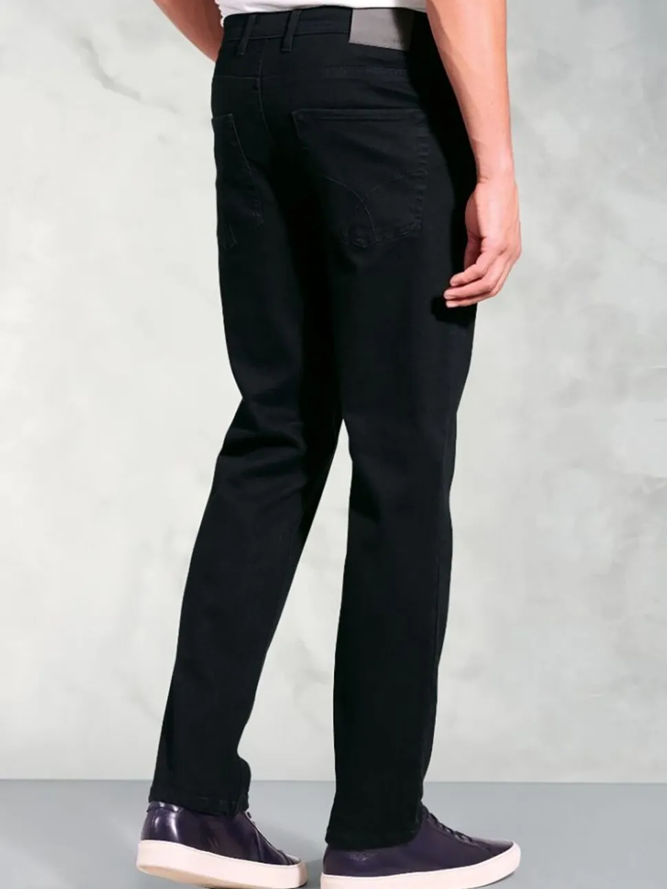 Brook Taverner Black 5 Pocket Denim Jeans