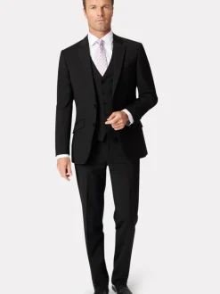 Brook Taverner Black Dark Suit Jacket