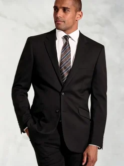 Brook Taverner Black Plain Suit Jacket