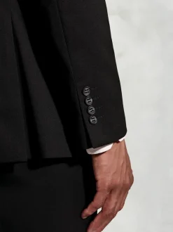 Brook Taverner Black Plain Suit Jacket
