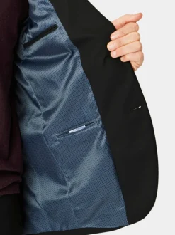 Brook Taverner Black Tailored Fit Washable Suit Jacket