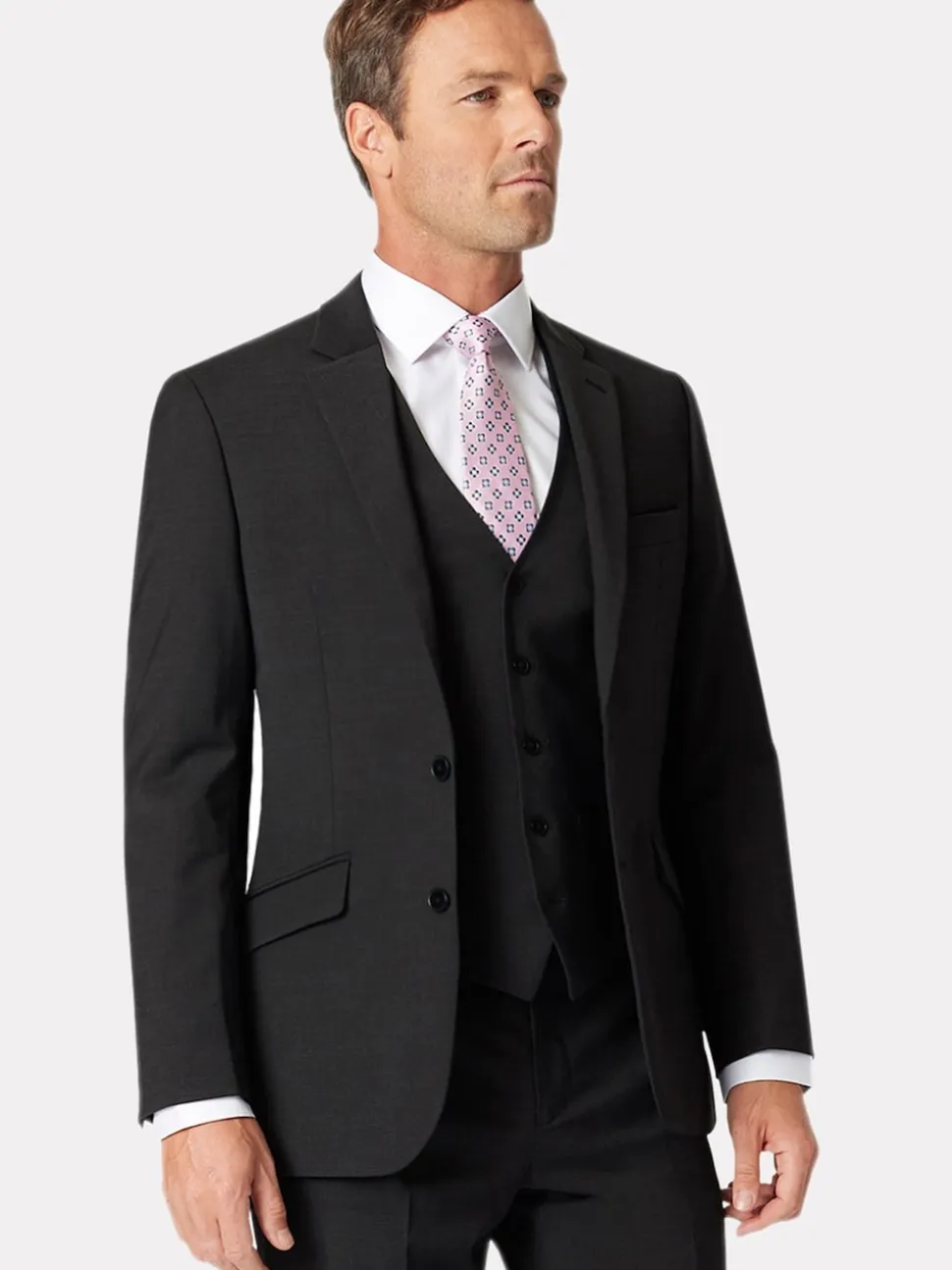 Brook Taverner Black White Suit Jacket