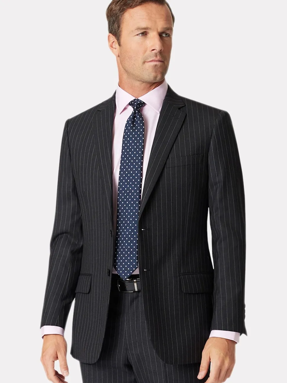 Brook Taverner Black Wool Suit Jacket
