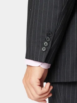 Brook Taverner Black Wool Suit Jacket