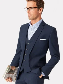 Brook Taverner Blue Cassino Slim Fit Jacket