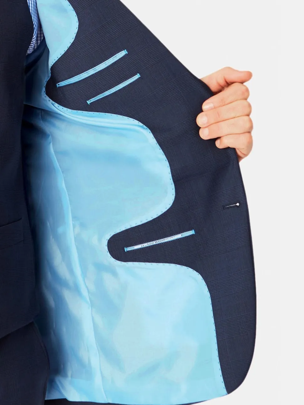 Brook Taverner Blue Cassino Slim Fit Jacket