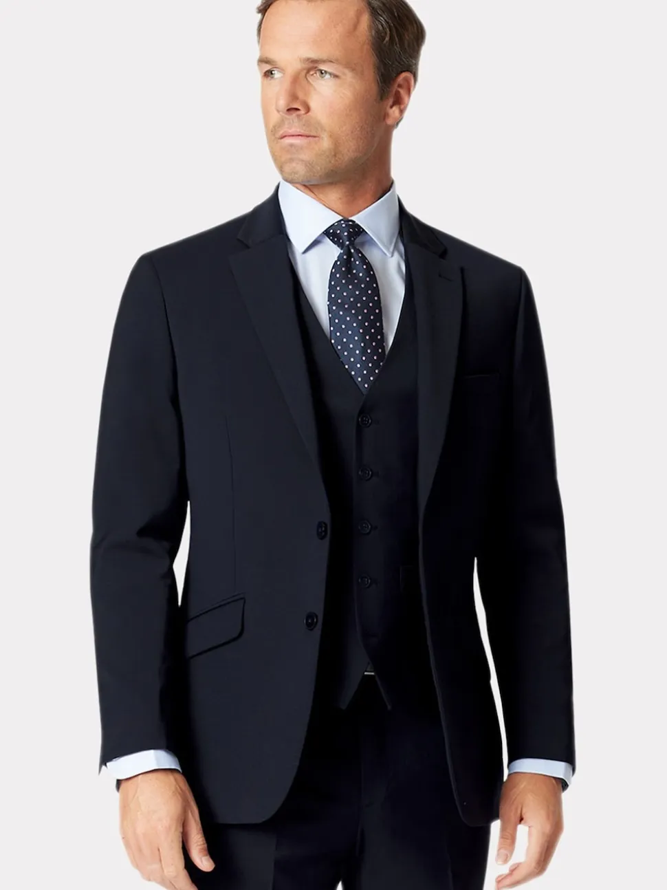 Brook Taverner Blue Dark Suit Jacket