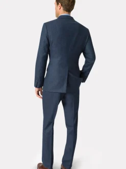 Brook Taverner Blue Donegal Wool Suit Jacket